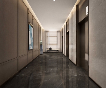 Modern Corridor/elevator Hall-ID:537600993