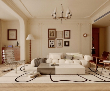 Modern A Living Room-ID:272164112