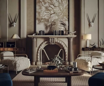 French Style Sofa Combination-ID:952056881