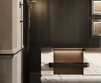 Modern Reception Desk-ID:105540048