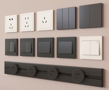 Modern Switch Socket Panel-ID:900115973
