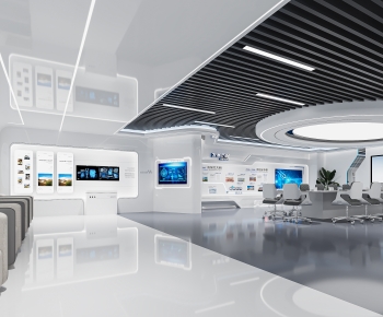 Modern Exhibition Hall-ID:800840985