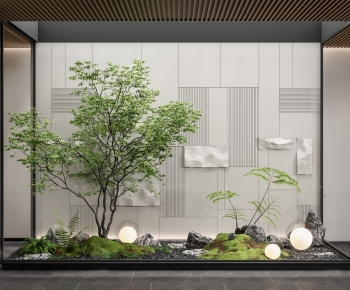 New Chinese Style Plant Landscaping-ID:704789256