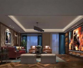 American Style Audiovisual Room-ID:244396921