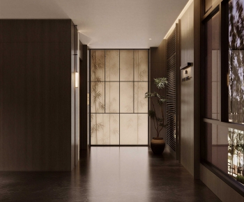 New Chinese Style Hallway-ID:799961149