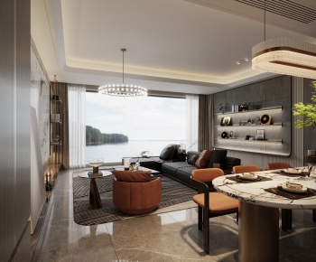 Modern A Living Room-ID:136182076