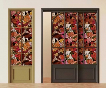 European Style Single Door-ID:481671097