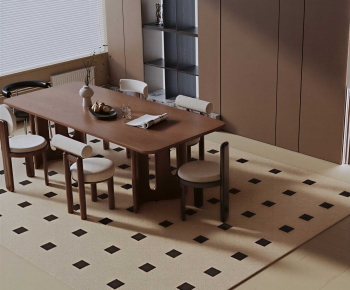 Modern Dining Table And Chairs-ID:779947048