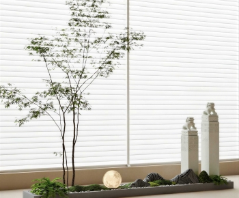 New Chinese Style Plant Landscaping-ID:586486108