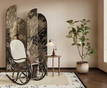 French Style Rocking Chair-ID:217997071