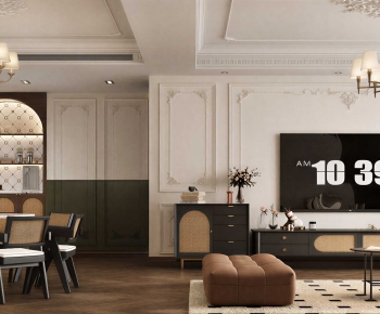 French Style A Living Room-ID:395245084