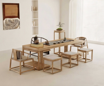 New Chinese Style Tea Tables And Chairs-ID:441006905