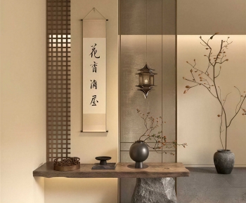 New Chinese Style Hallway-ID:382075079