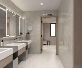 Modern Public Toilet-ID:395451078