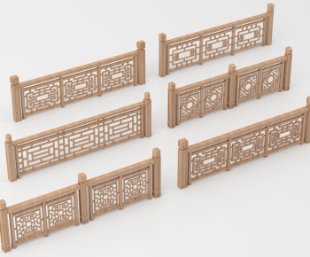 New Chinese Style Guardrail-ID:587127923