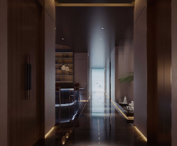 New Chinese Style Hallway-ID:412703049