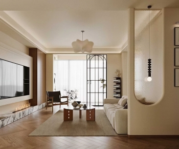 Modern A Living Room-ID:183017979