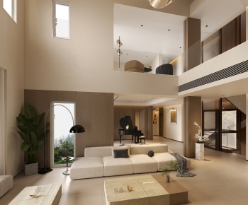 Modern A Living Room-ID:598458051