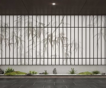 New Chinese Style Plant Landscaping-ID:804426919