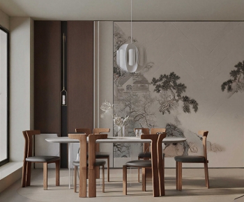 New Chinese Style Dining Room-ID:852047928