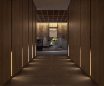 New Chinese Style Corridor-ID:869856127