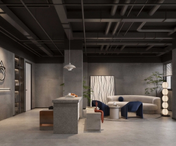 Industrial Style Office Rest Area-ID:415793903