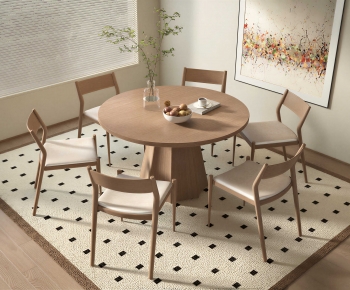 Modern Dining Table And Chairs-ID:915385965