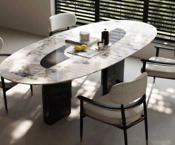 Modern Dining Table And Chairs-ID:391592036