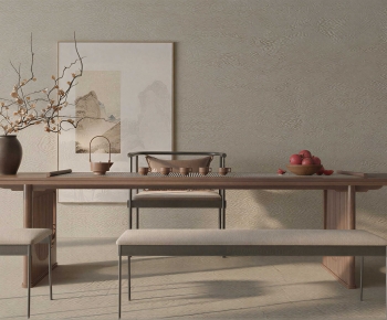 New Chinese Style Tea Tables And Chairs-ID:516664983