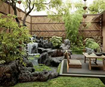 Japanese Style Courtyard/landscape-ID:637909897