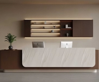 Modern Reception Desk-ID:353468891