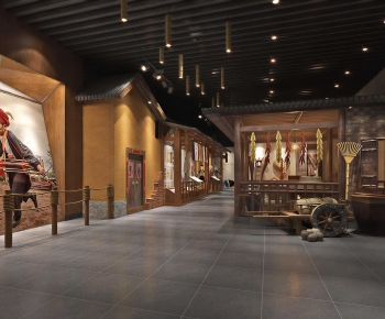 New Chinese Style Exhibition Hall-ID:570056928