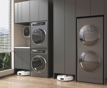 Modern Laundry Cabinet-ID:609035974