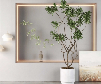 Modern Ground Green Plant Potted Plants-ID:514885904