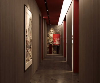 New Chinese Style Hallway-ID:353930086