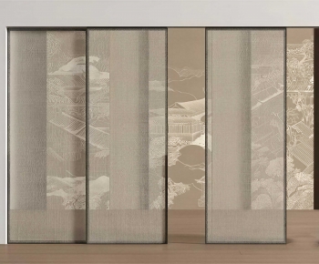 New Chinese Style Sliding Door-ID:394104001