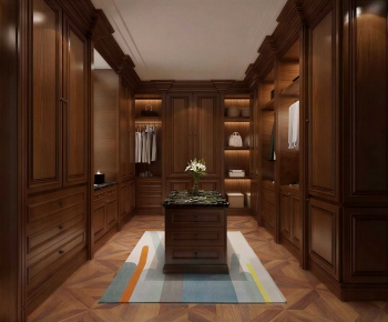 American Style Clothes Storage Area-ID:703983077