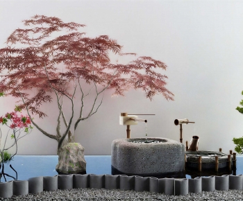 Japanese Style Rockery Waterscape-ID:522362956