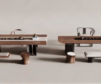 New Chinese Style Tea Tables And Chairs-ID:292277101