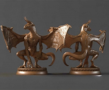 New Chinese Style Sculpture-ID:698632961