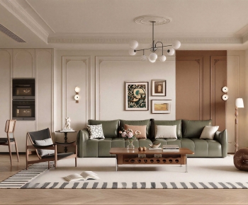 Modern A Living Room-ID:519136913