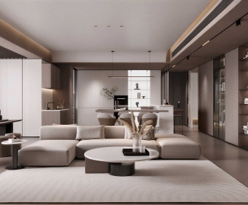 Modern A Living Room-ID:127526047