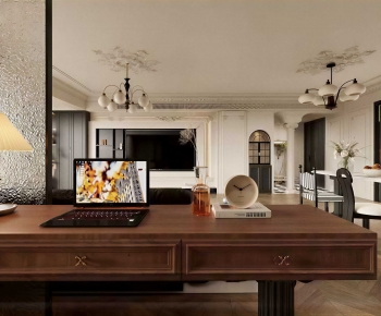 French Style A Living Room-ID:497699985