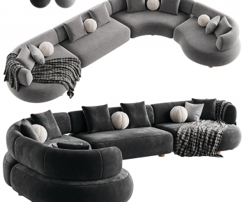 Modern Curved Sofa-ID:101890622