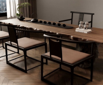 New Chinese Style Tea Tables And Chairs-ID:832499031