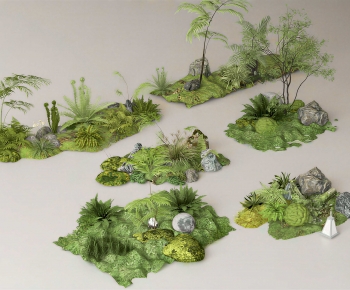 Modern Plant Pile-ID:753726968