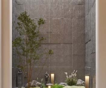 New Chinese Style Plant Landscaping-ID:731229075