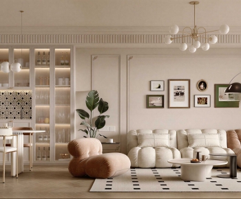 French Style A Living Room-ID:157808073