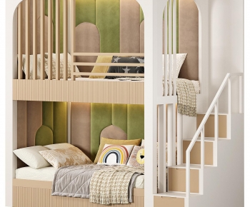 Modern Bunk Bed-ID:943403011