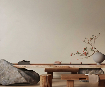 New Chinese Style Tea Tables And Chairs-ID:769967081